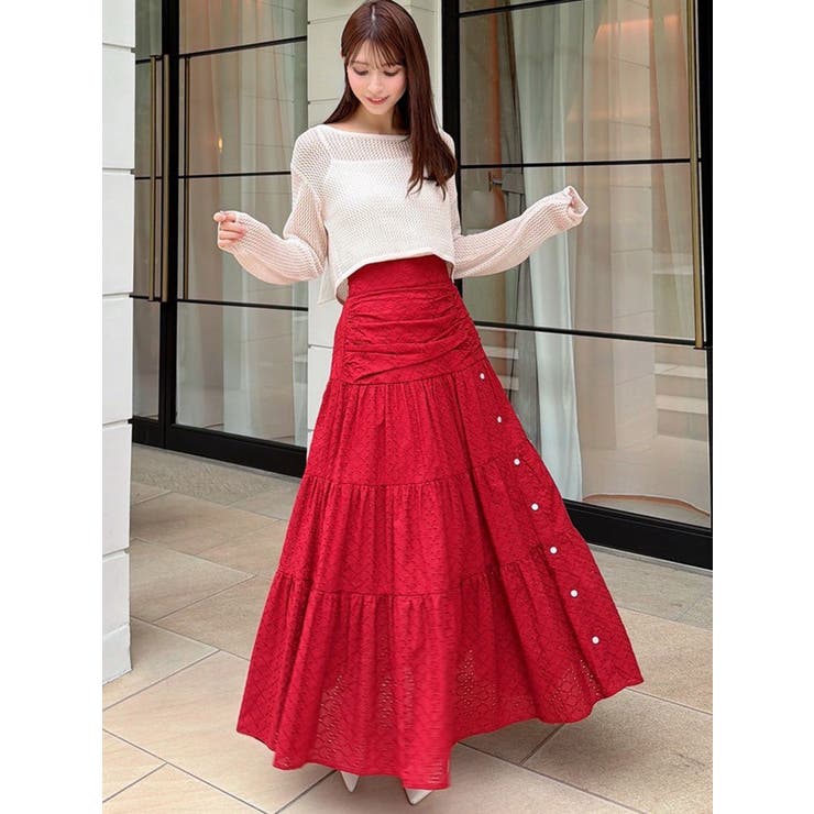 ティアードコットンロングスカート | RESEXXY | 詳細画像2 