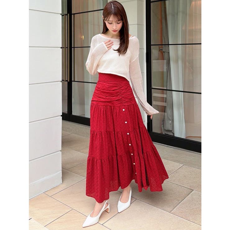 ティアードコットンロングスカート | RESEXXY | 詳細画像3 