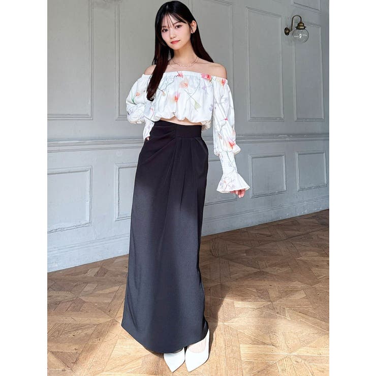 ドレープデザインペンシルスカート | RESEXXY | 詳細画像2 