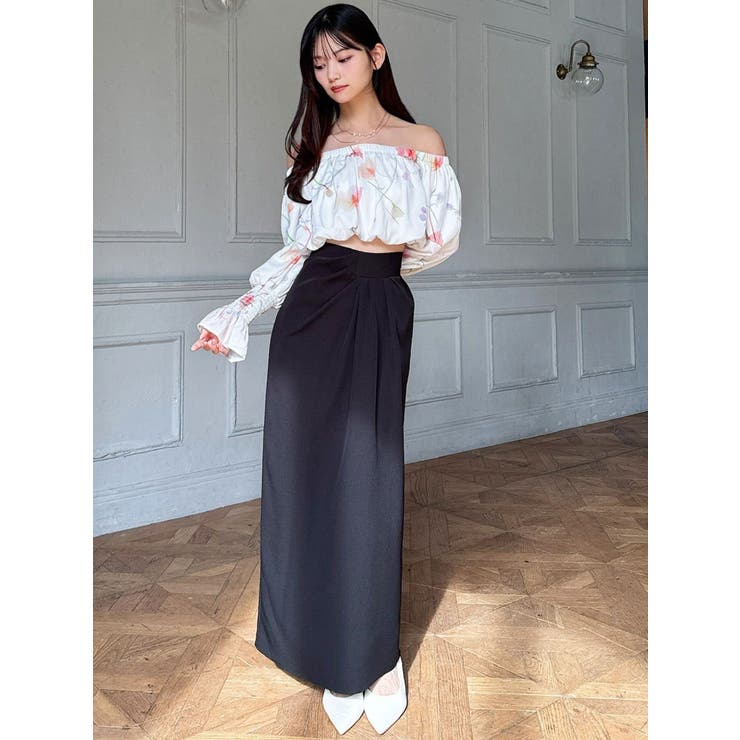 ドレープデザインペンシルスカート | RESEXXY | 詳細画像3 