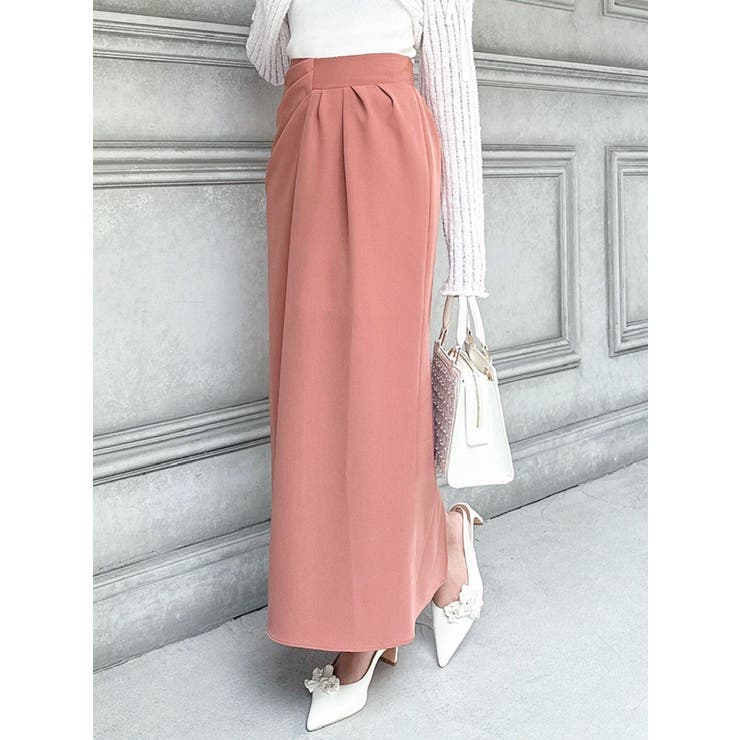 オレンジ | ドレープデザインペンシルスカート | RESEXXY