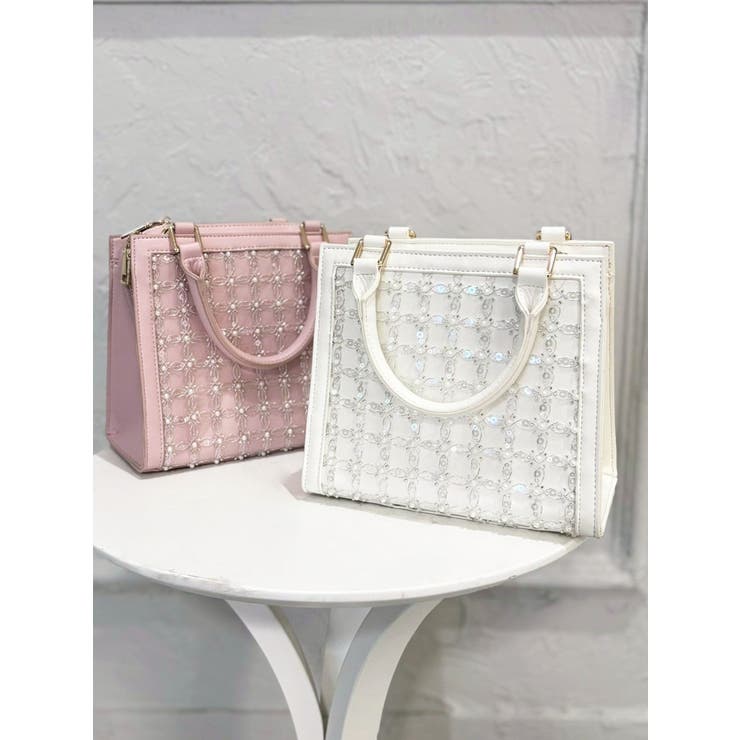 シャイニースクエアハンドバッグ | RESEXXY | 詳細画像2 