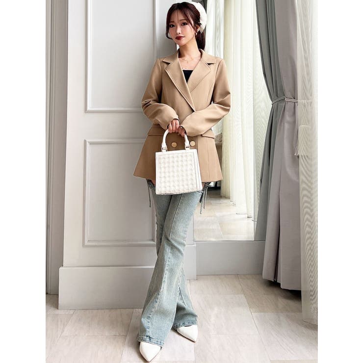 シャイニースクエアハンドバッグ | RESEXXY | 詳細画像7 