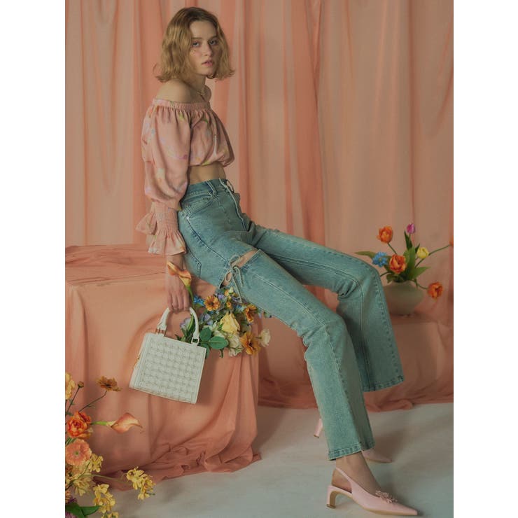 シャイニースクエアハンドバッグ | RESEXXY | 詳細画像8 