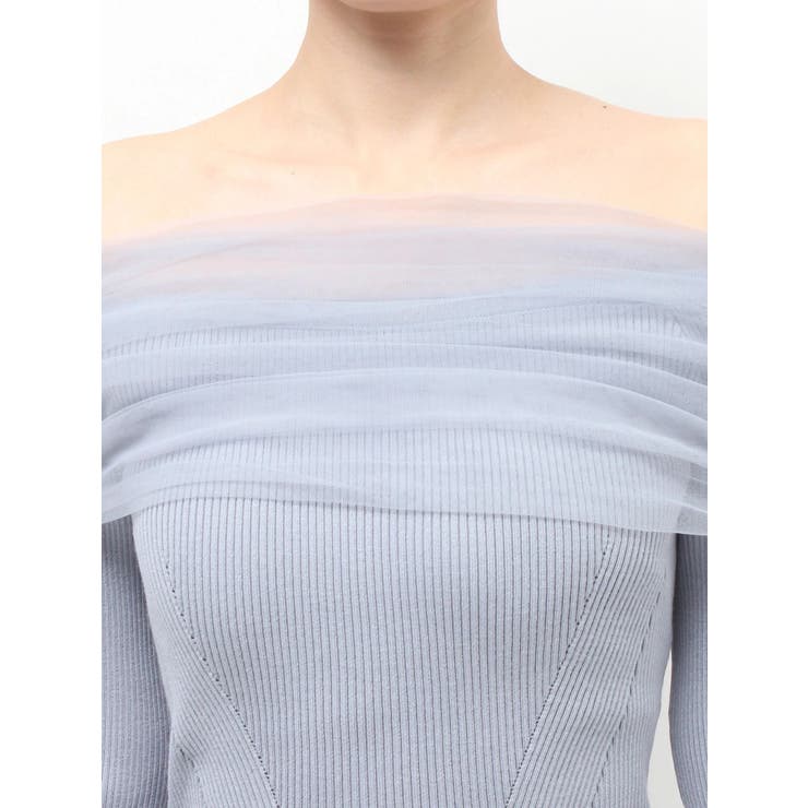 バックリボンオフショルニットトップス | RESEXXY | 詳細画像21 