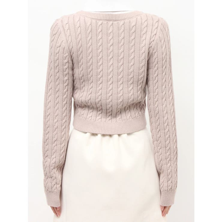 シャツドッキングケーブルニットトップス | RESEXXY | 詳細画像33 