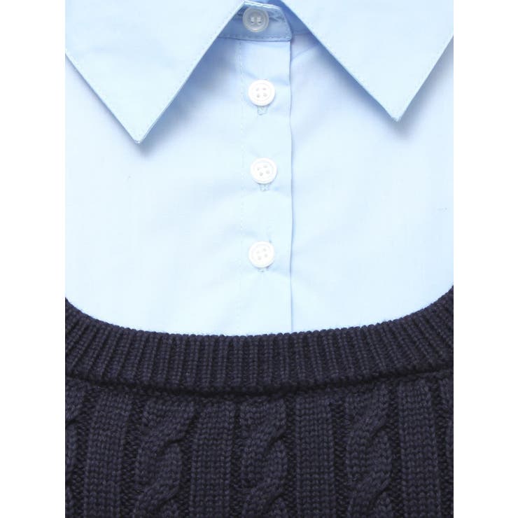 シャツドッキングケーブルニットトップス | RESEXXY | 詳細画像40 