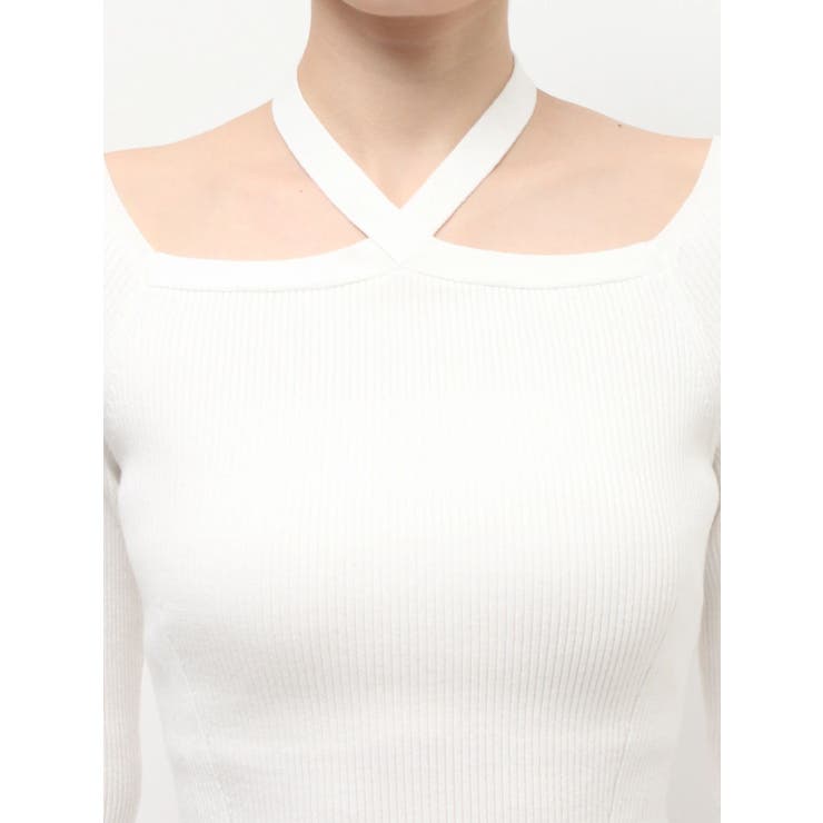 フロントクロスリブニットプルオーバー | RESEXXY | 詳細画像17 