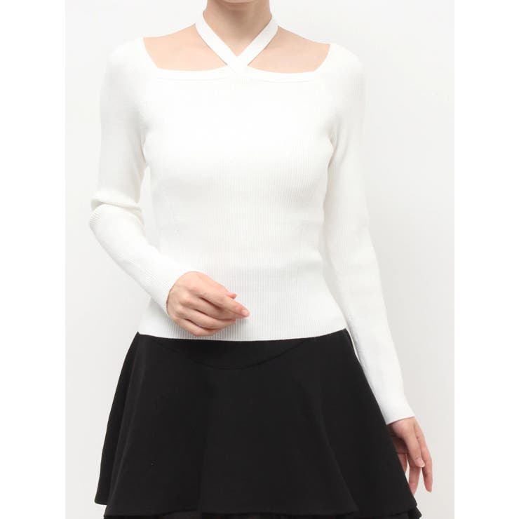 フロントクロスリブニットプルオーバー | RESEXXY | 詳細画像25 