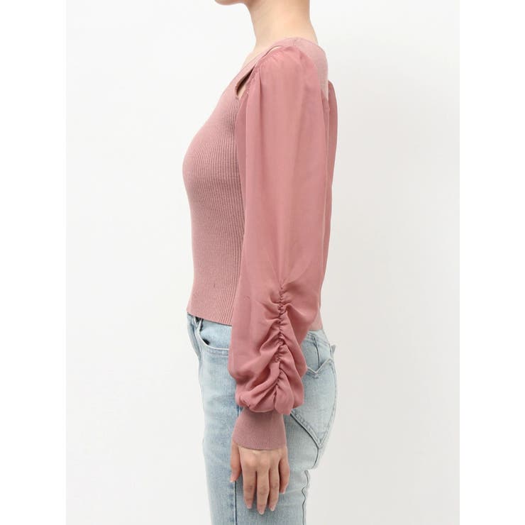 シアースリーブニットプルオーバー | RESEXXY | 詳細画像14 