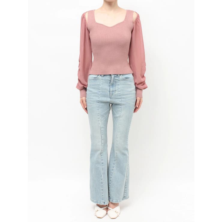 シアースリーブニットプルオーバー | RESEXXY | 詳細画像20 