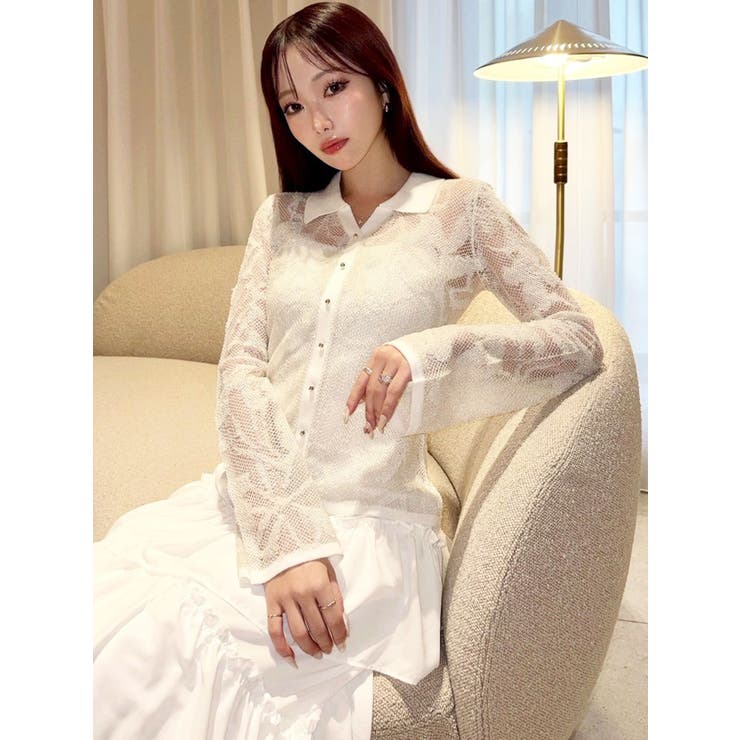 シアーポロニットトップス | RESEXXY | 詳細画像10 