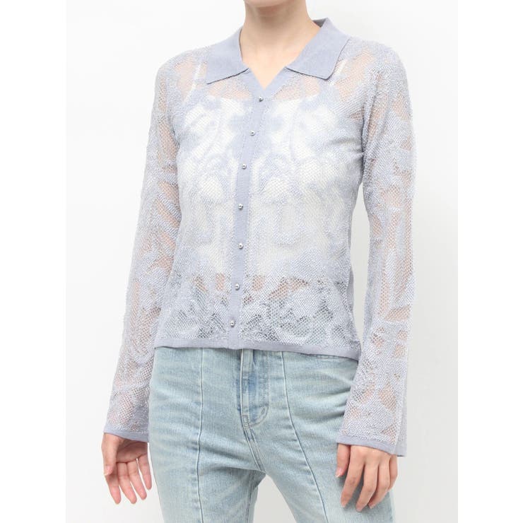 シアーポロニットトップス | RESEXXY | 詳細画像29 