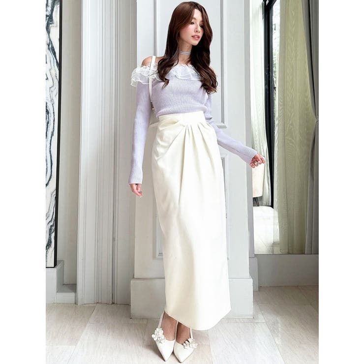 シアーコンビオフショルニットトップス | RESEXXY | 詳細画像15 