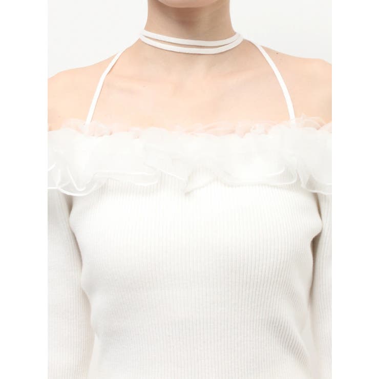 シアーコンビオフショルニットトップス | RESEXXY | 詳細画像21 