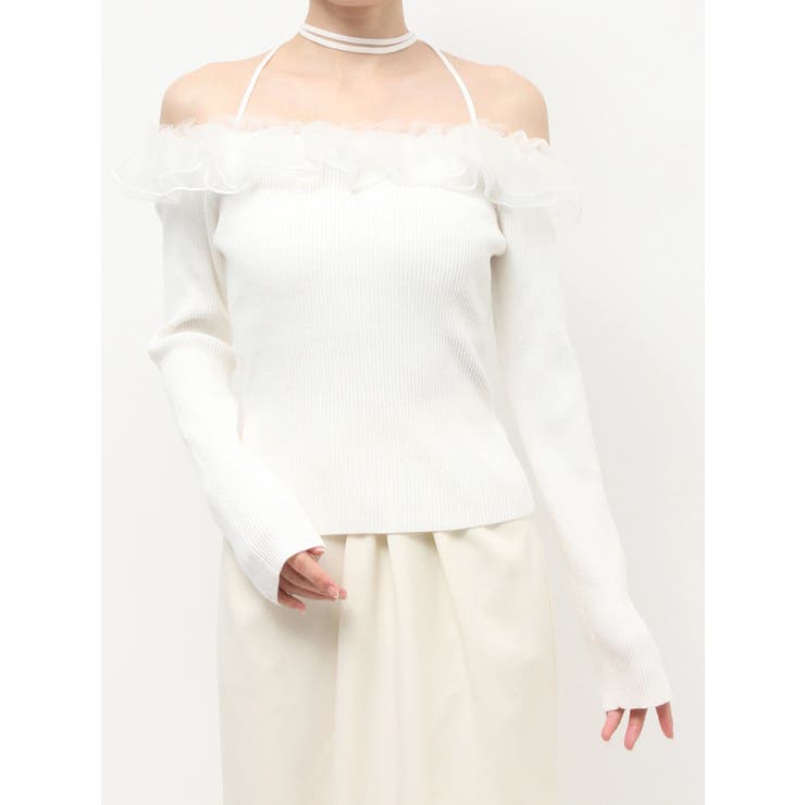 シアーコンビオフショルニットトップス | RESEXXY | 詳細画像29 