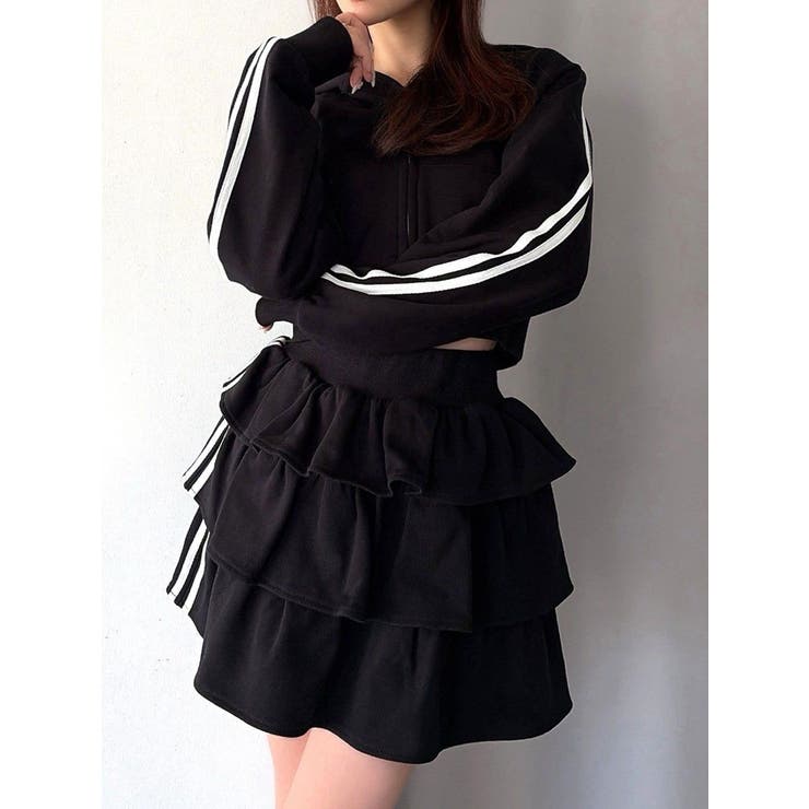 ブラック | ダブルポケットジップパーカー【セットアップ着用可能】 | RESEXXY