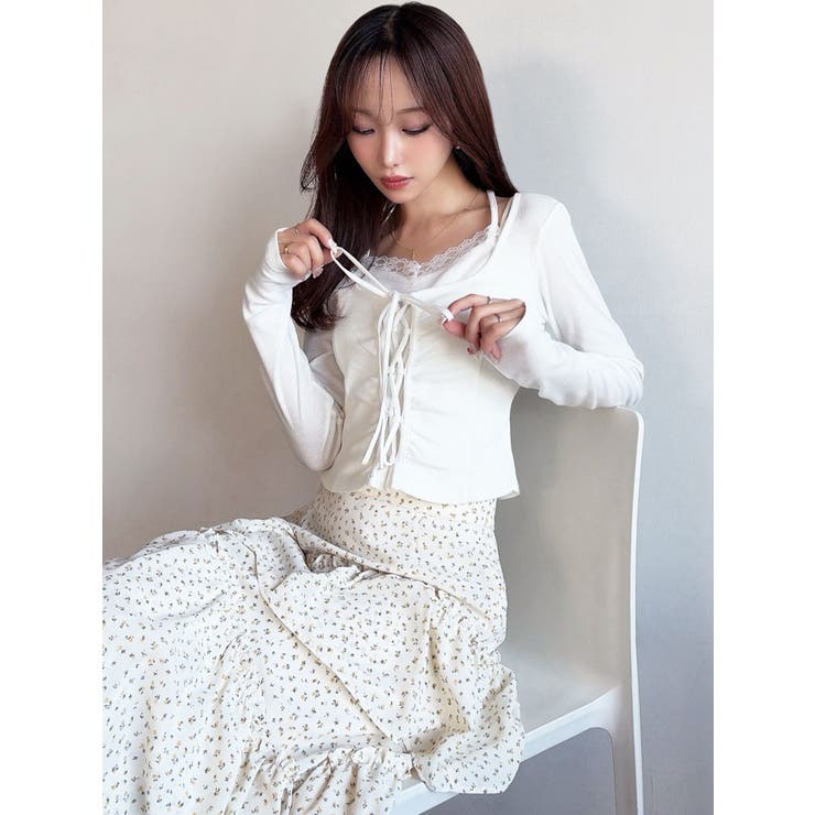 レースアップリブトップス | RESEXXY | 詳細画像11 