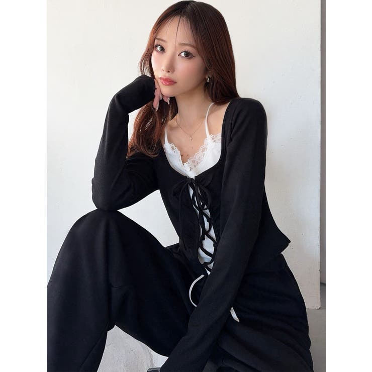 レースアップリブトップス | RESEXXY | 詳細画像2 