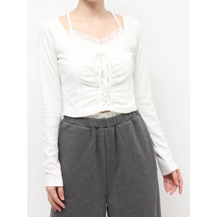 レースアップリブトップス | RESEXXY | 詳細画像26 