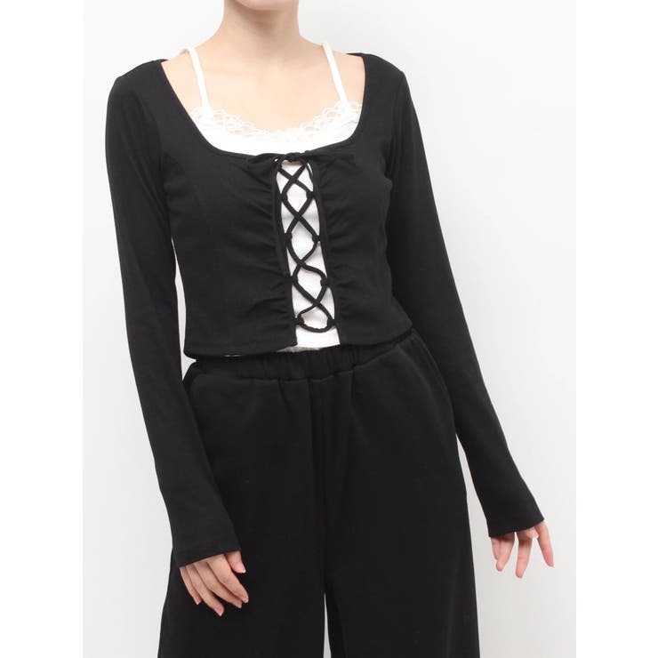 レースアップリブトップス | RESEXXY | 詳細画像28 