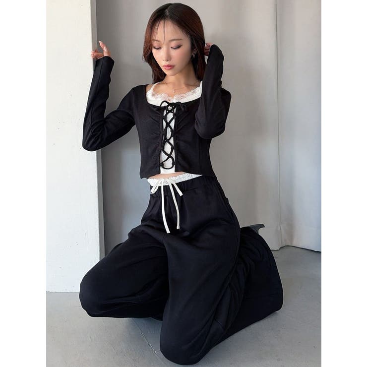 レースアップリブトップス | RESEXXY | 詳細画像5 