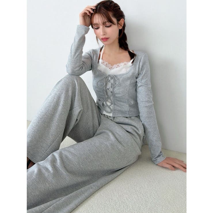 レースアップリブトップス | RESEXXY | 詳細画像7 