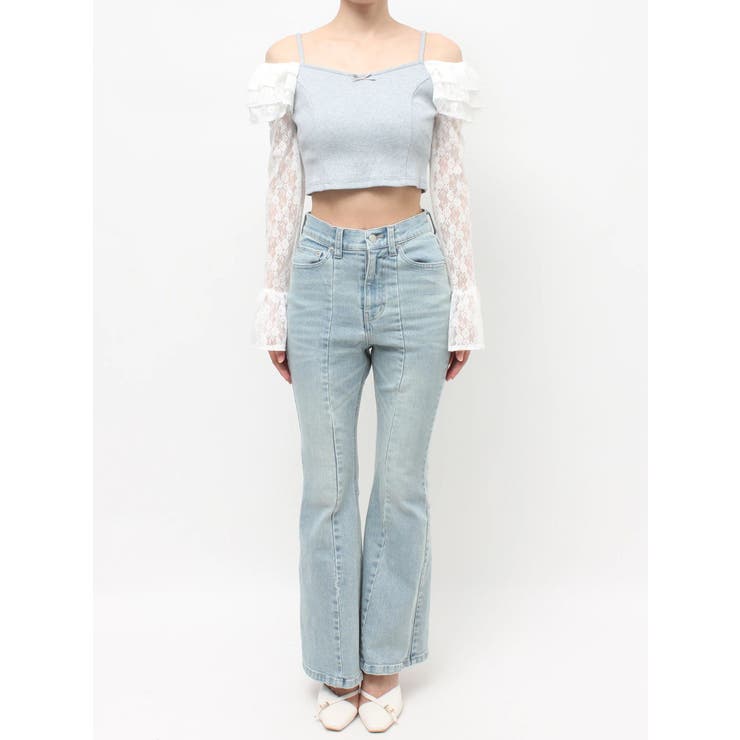 スリーブレースリブカットトップス | RESEXXY | 詳細画像23 