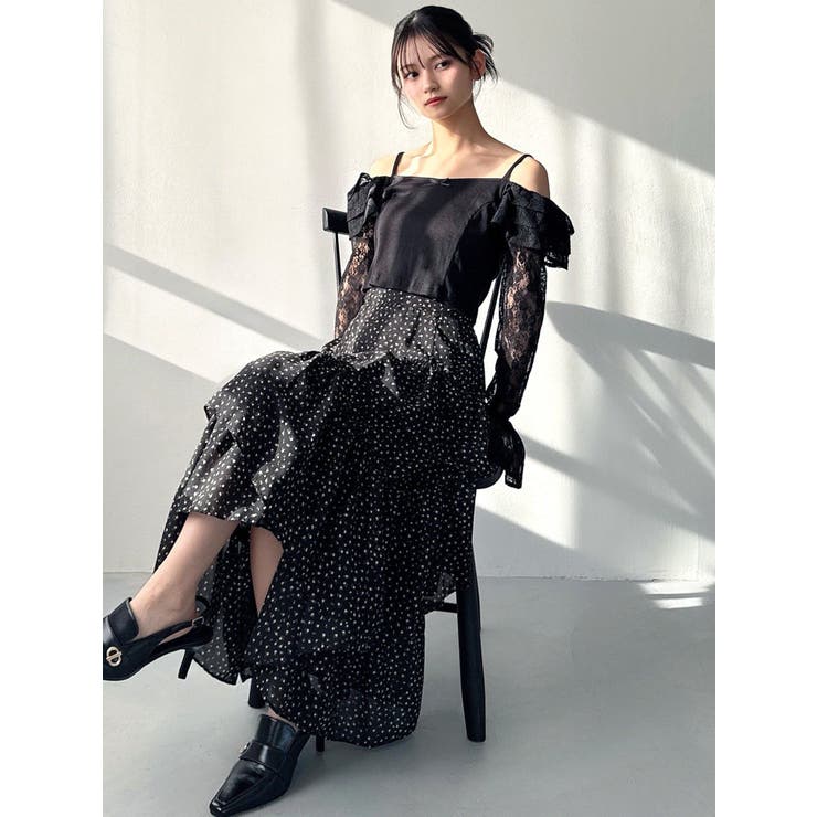 スリーブレースリブカットトップス | RESEXXY | 詳細画像7 