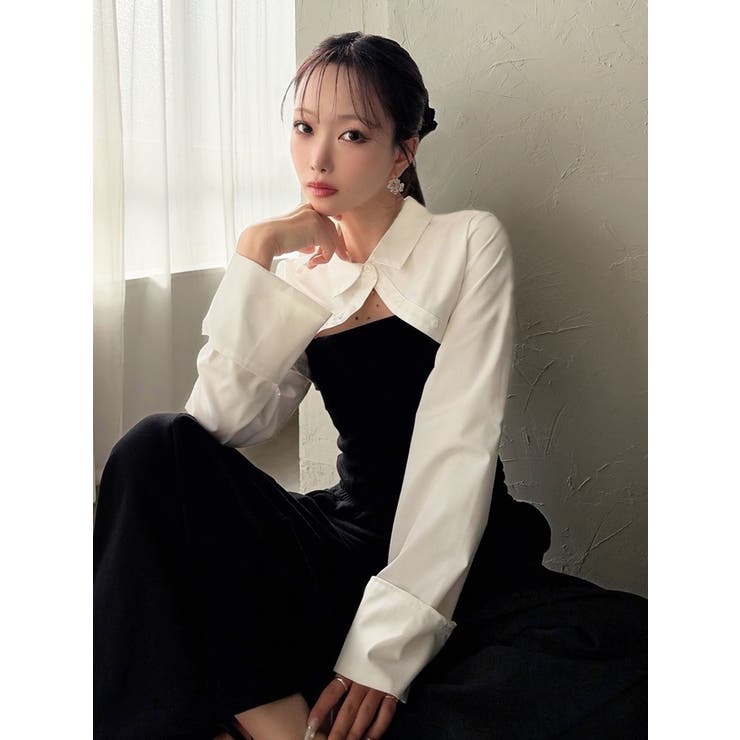 シャツドッキングトップス【セットアップ着用可能】 | RESEXXY | 詳細画像4 