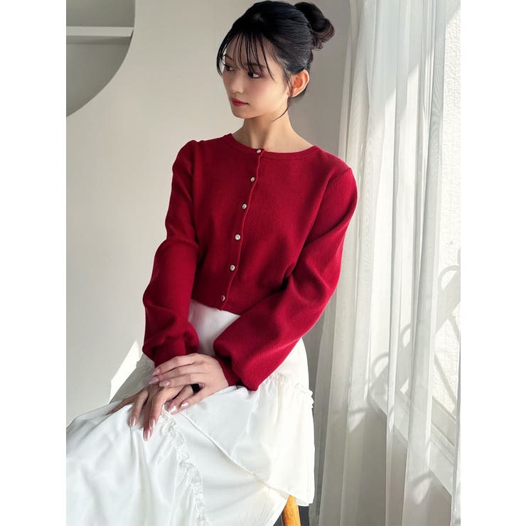 クルーネックニットカーディガン | RESEXXY | 詳細画像15 