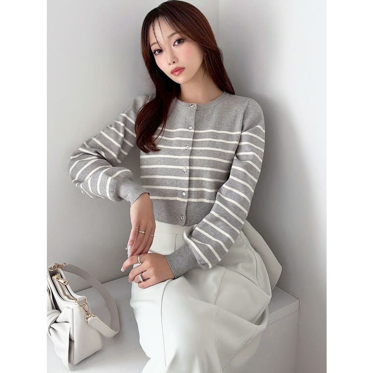 クルーネックニットカーディガン | RESEXXY | 詳細画像3 