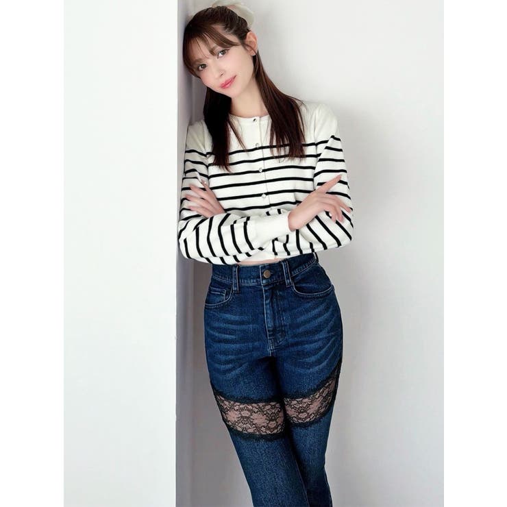 クルーネックニットカーディガン | RESEXXY | 詳細画像6 