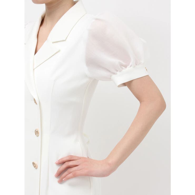 レースアップスリーブシアーワンピース | RESEXXY | 詳細画像27 