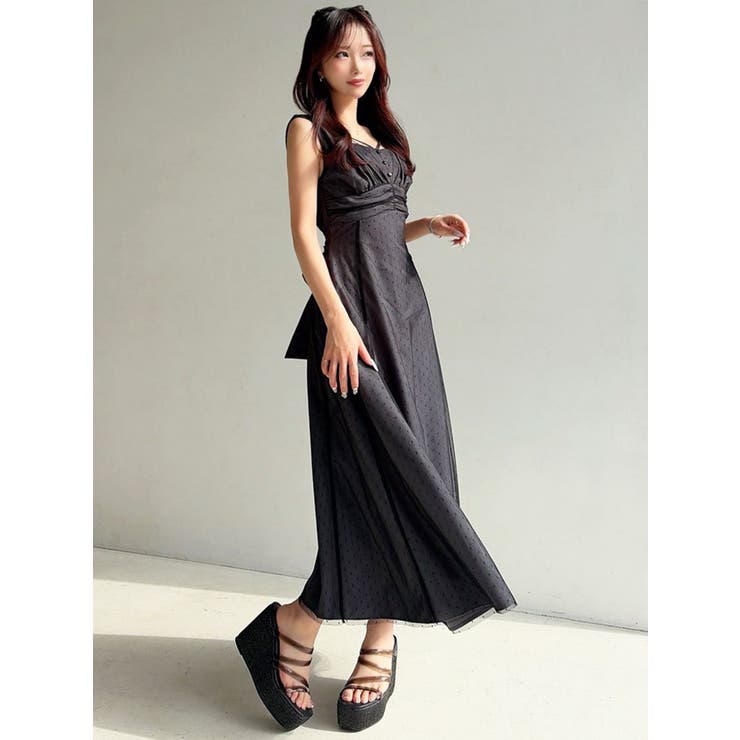 ドットチュールレイヤードワンピース | RESEXXY | 詳細画像10 