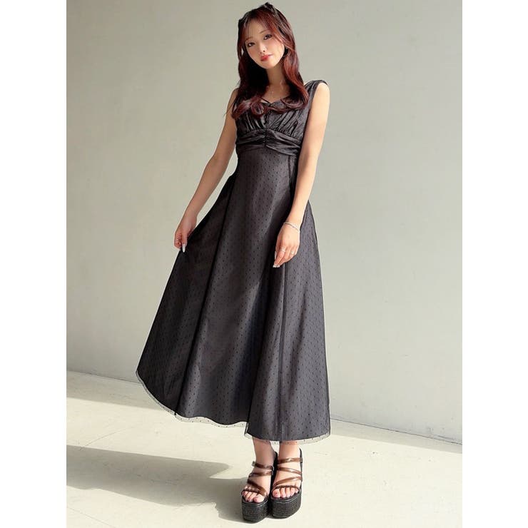 ドットチュールレイヤードワンピース | RESEXXY | 詳細画像11 