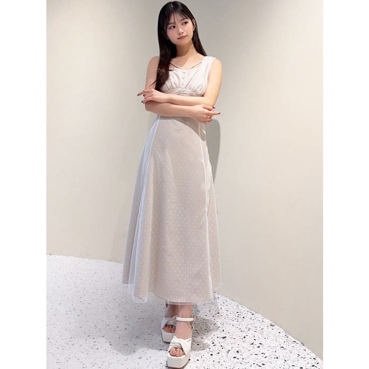 ドットチュールレイヤードワンピース | RESEXXY | 詳細画像21 