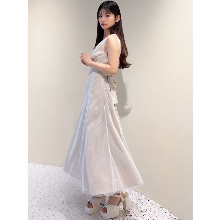 ドットチュールレイヤードワンピース | RESEXXY | 詳細画像23 