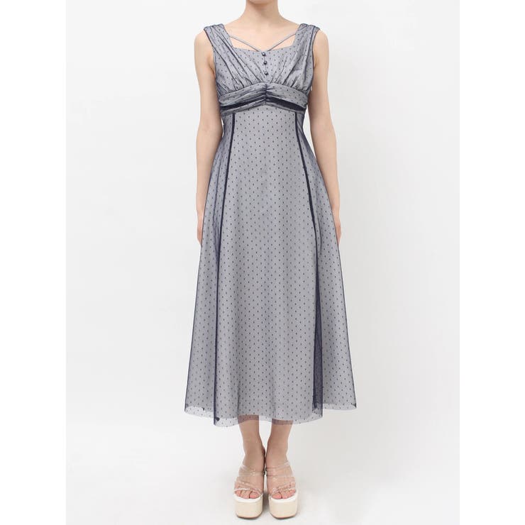 ドットチュールレイヤードワンピース | RESEXXY | 詳細画像26 