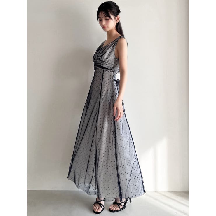 ドットチュールレイヤードワンピース | RESEXXY | 詳細画像3 