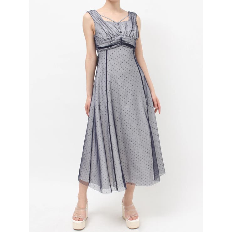 ドットチュールレイヤードワンピース | RESEXXY | 詳細画像37 