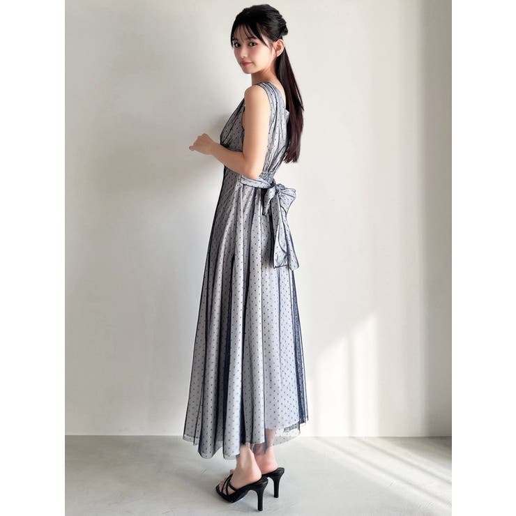 ドットチュールレイヤードワンピース | RESEXXY | 詳細画像4 