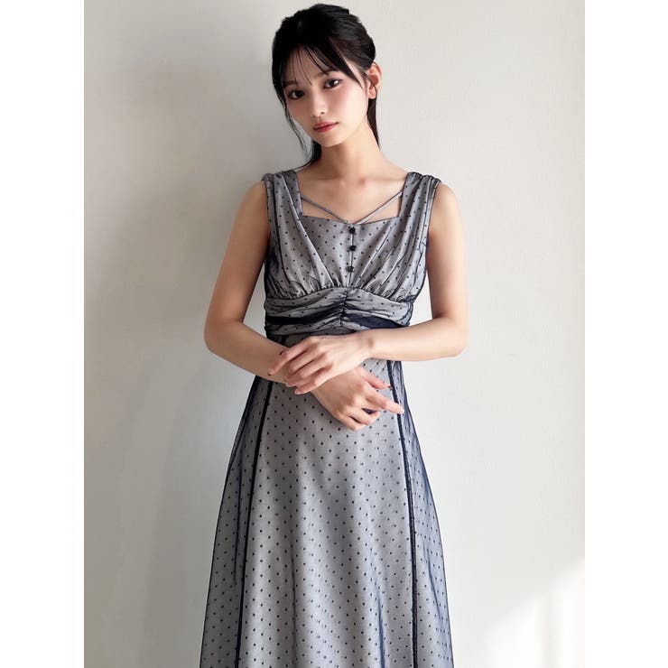 ドットチュールレイヤードワンピース | RESEXXY | 詳細画像6 