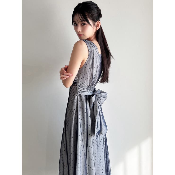 ドットチュールレイヤードワンピース | RESEXXY | 詳細画像7 