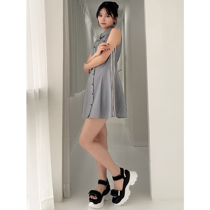 【FILA】サイドラインシャツワンピース | RESEXXY | 詳細画像13 