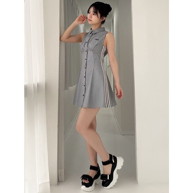 【FILA】サイドラインシャツワンピース | RESEXXY | 詳細画像14 