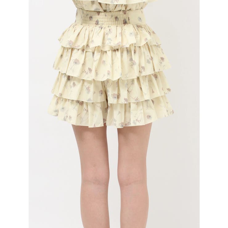 【memorif.】フラワーフリルショートパンツ【セットアップ着用可能】 | RESEXXY | 詳細画像17 