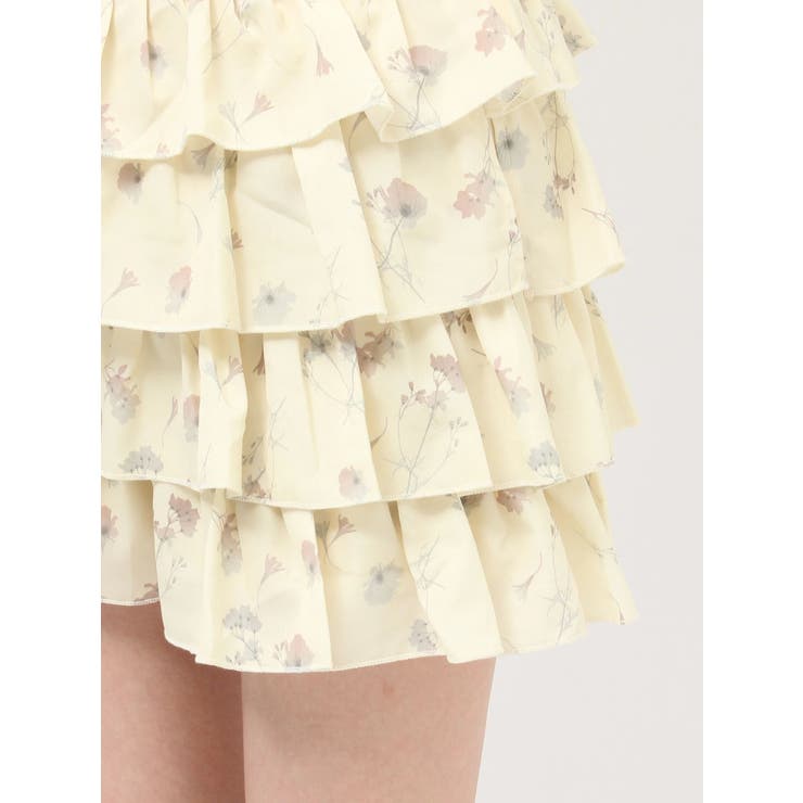 【memorif.】フラワーフリルショートパンツ【セットアップ着用可能】 | RESEXXY | 詳細画像19 