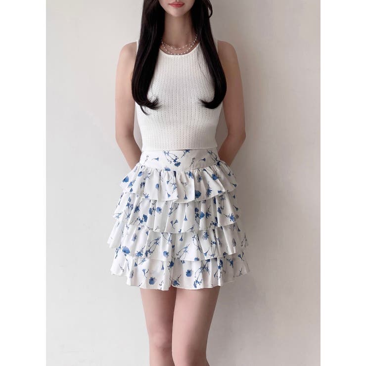 【memorif.】フラワーフリルショートパンツ【セットアップ着用可能】 | RESEXXY | 詳細画像3 