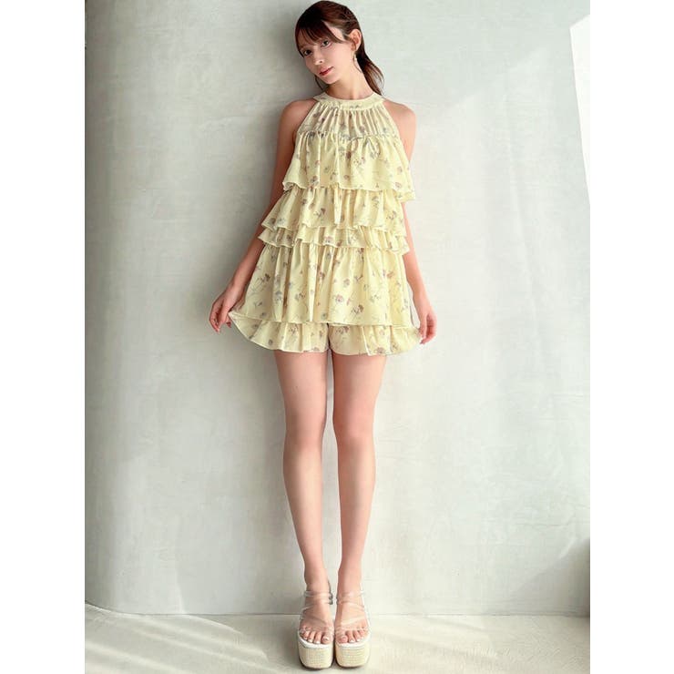 【memorif.】フラワーフリルショートパンツ【セットアップ着用可能】 | RESEXXY | 詳細画像9 